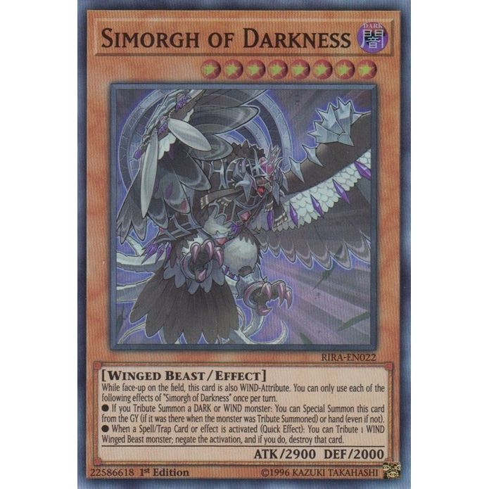 Image for Simorgh of Darkness (RIRA-EN022) (RIRA) - YuGiOh