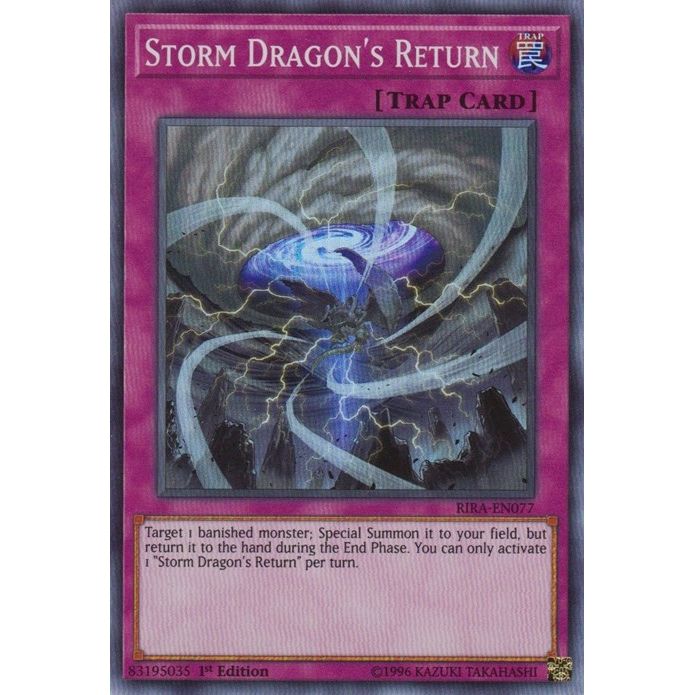 Image for Storm Dragon's Return (RIRA-EN077) (RIRA) - YuGiOh