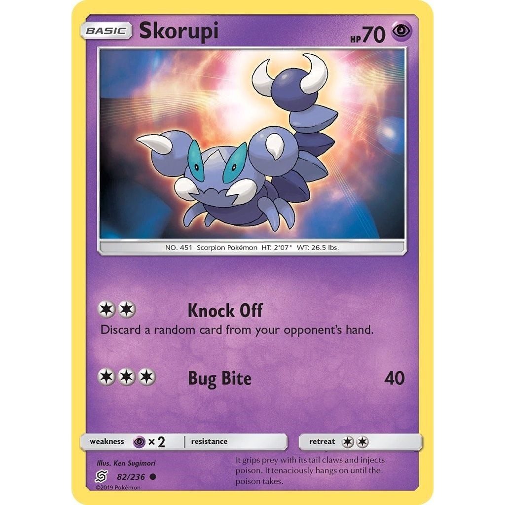 Image for Skorupi (82/236) (SM11) - Pokemon