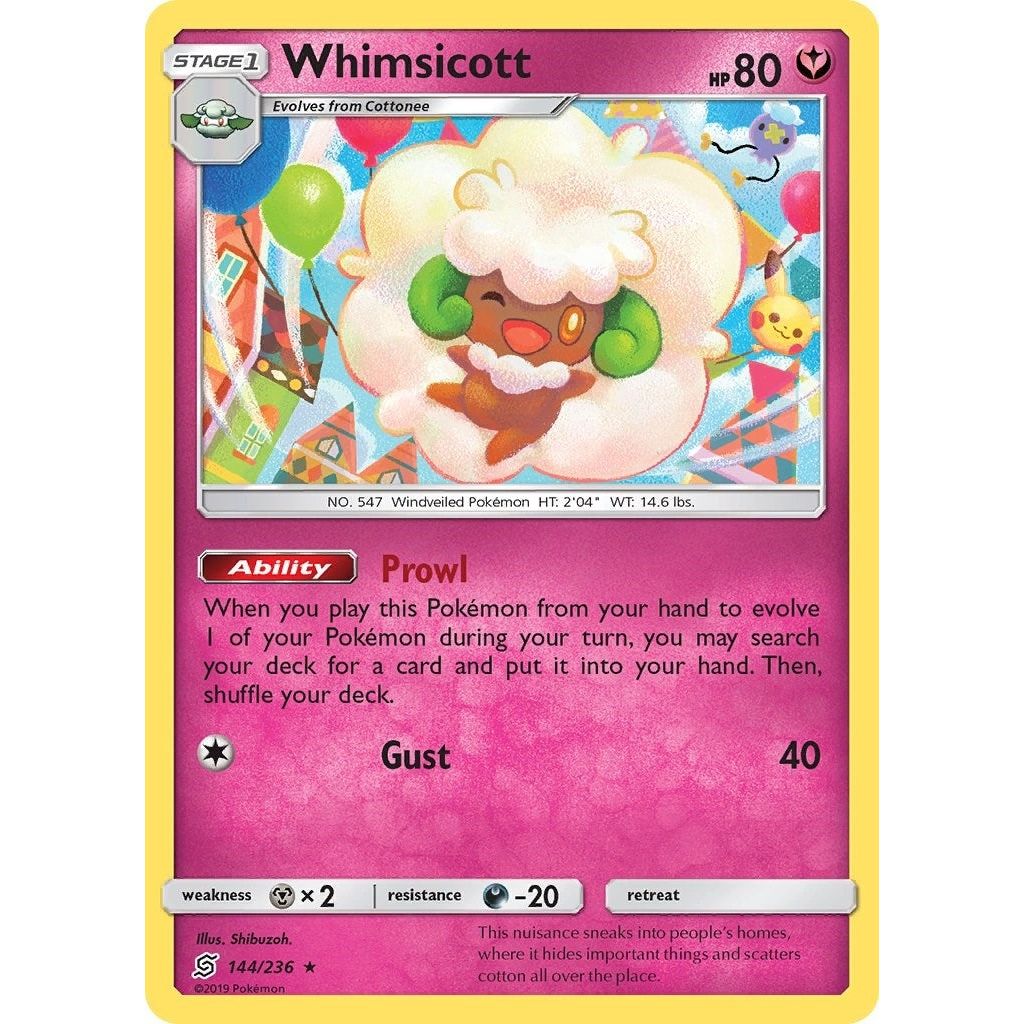 Image for Whimsicott (144/236) (SM11) - Pokemon