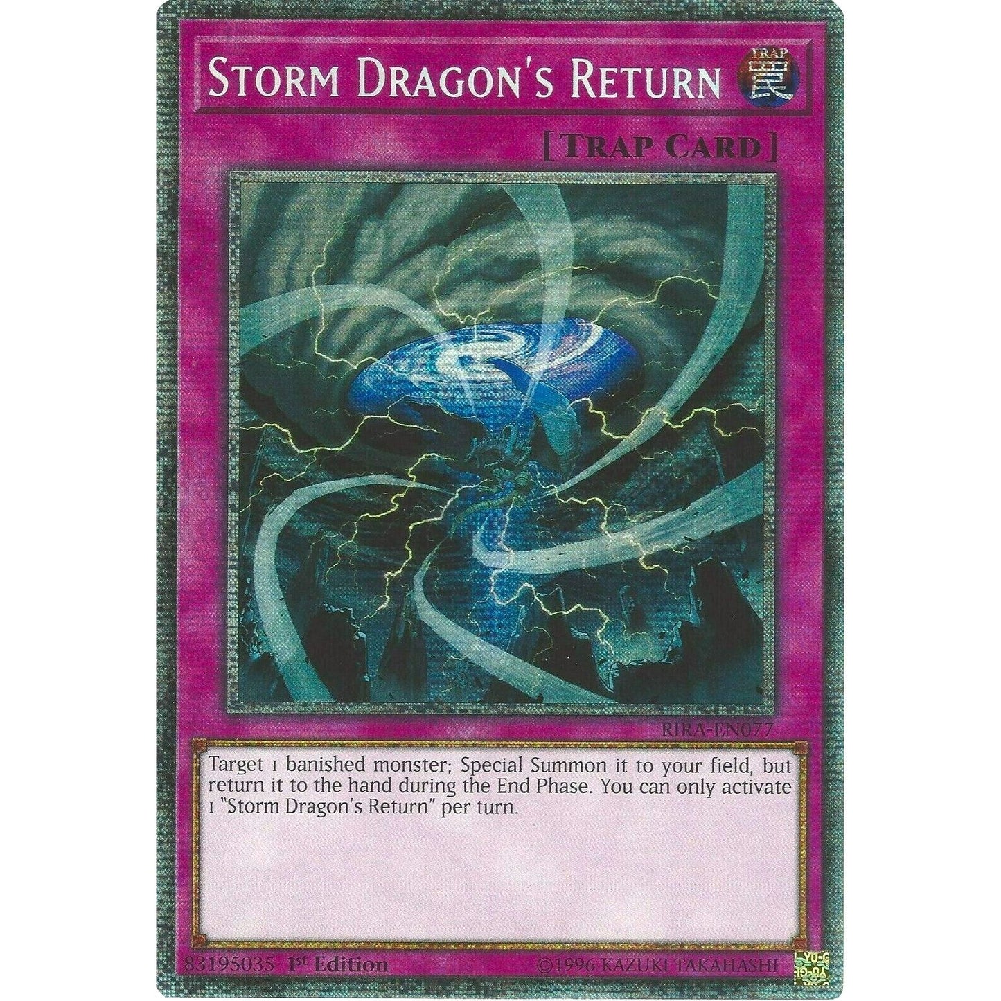 Image for Storm Dragon's Return (Starlight Rare) (RIRA-EN077) (RIRA) - YuGiOh