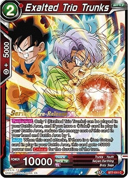 Image for Exalted Trio Trunks (BT7-011_PR) (DBS-B07PRE) - Dragon Ball Super: Masters