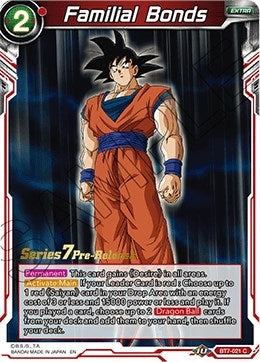 Image for Familial Bonds (BT7-021_PR) (DBS-B07PRE) - Dragon Ball Super: Masters