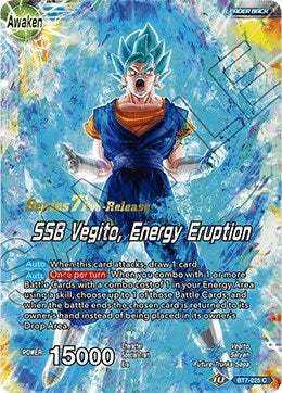 Image for Son Goku & Vegeta // SSB Vegito, Energy Eruption (BT7-025_PR) (DBS-B07PRE) - Dragon Ball Super: Masters