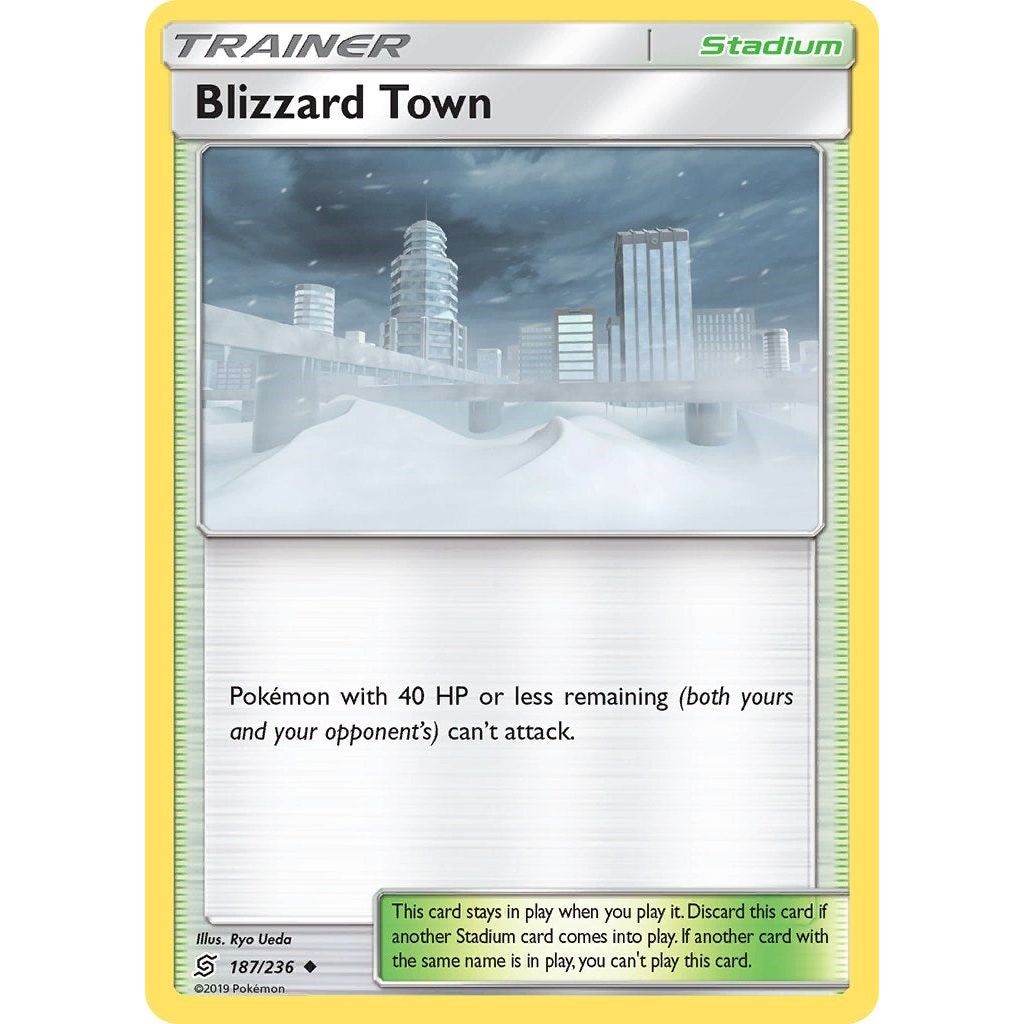 Image for Blizzard Town (187/236) (SM11) - Pokemon