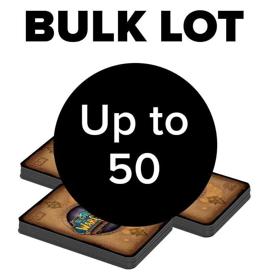 Image for Up to 50 World of Warcraft TCG Bulk Card Lot - Bulk Lots