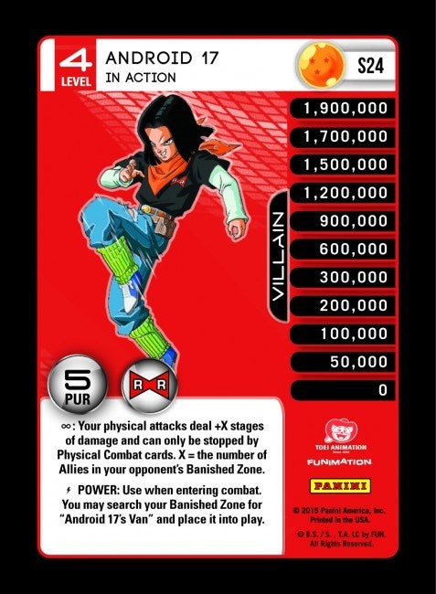 Image for Android 17 - In Action (S24) (EVO) - Dragon Ball Z TCG