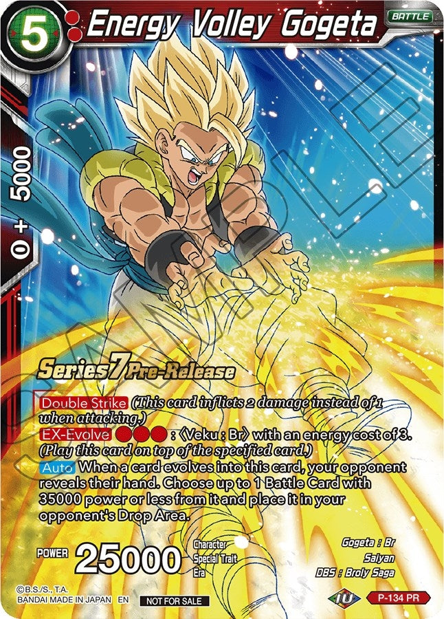 Image for Energy Volley Gogeta (Alt Art) (P-134) (PR) - Dragon Ball Super: Masters