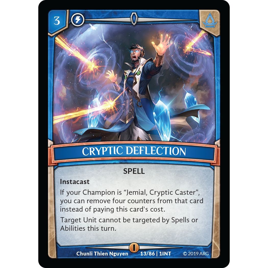 Image for Cryptic Deflection (13/86 | 1INT) (INT) - Argent Saga TCG