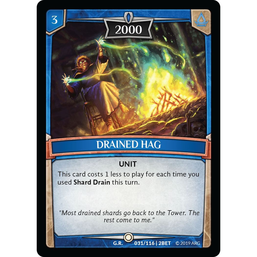 Image for Drained Hag (31/116 | 2BET) (BET) - Argent Saga TCG