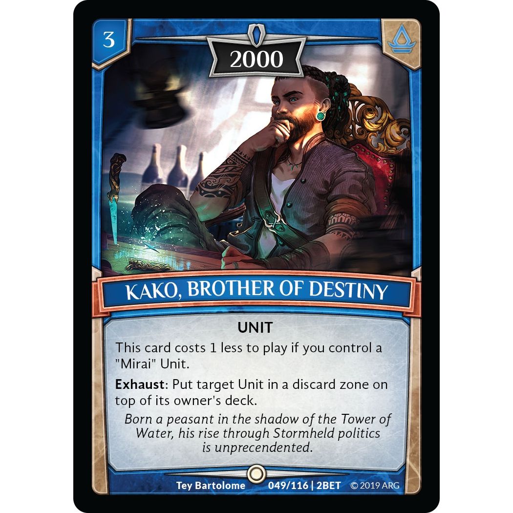Image for Kako, Brother of Destiny (49/116 | 2BET) (BET) - Argent Saga TCG
