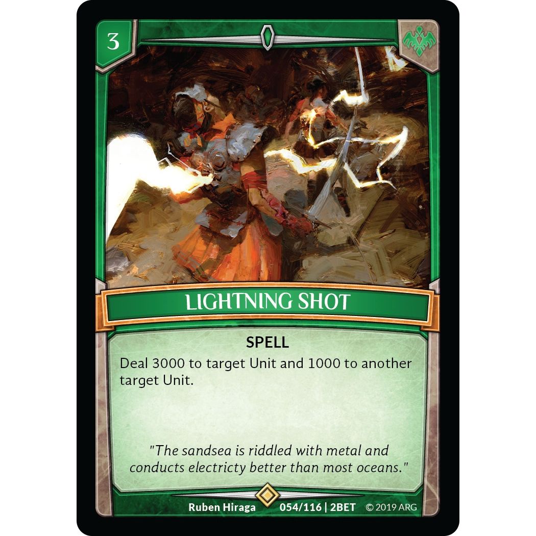 Image for Lightning Shot (54/116 | 2BET) (BET) - Argent Saga TCG