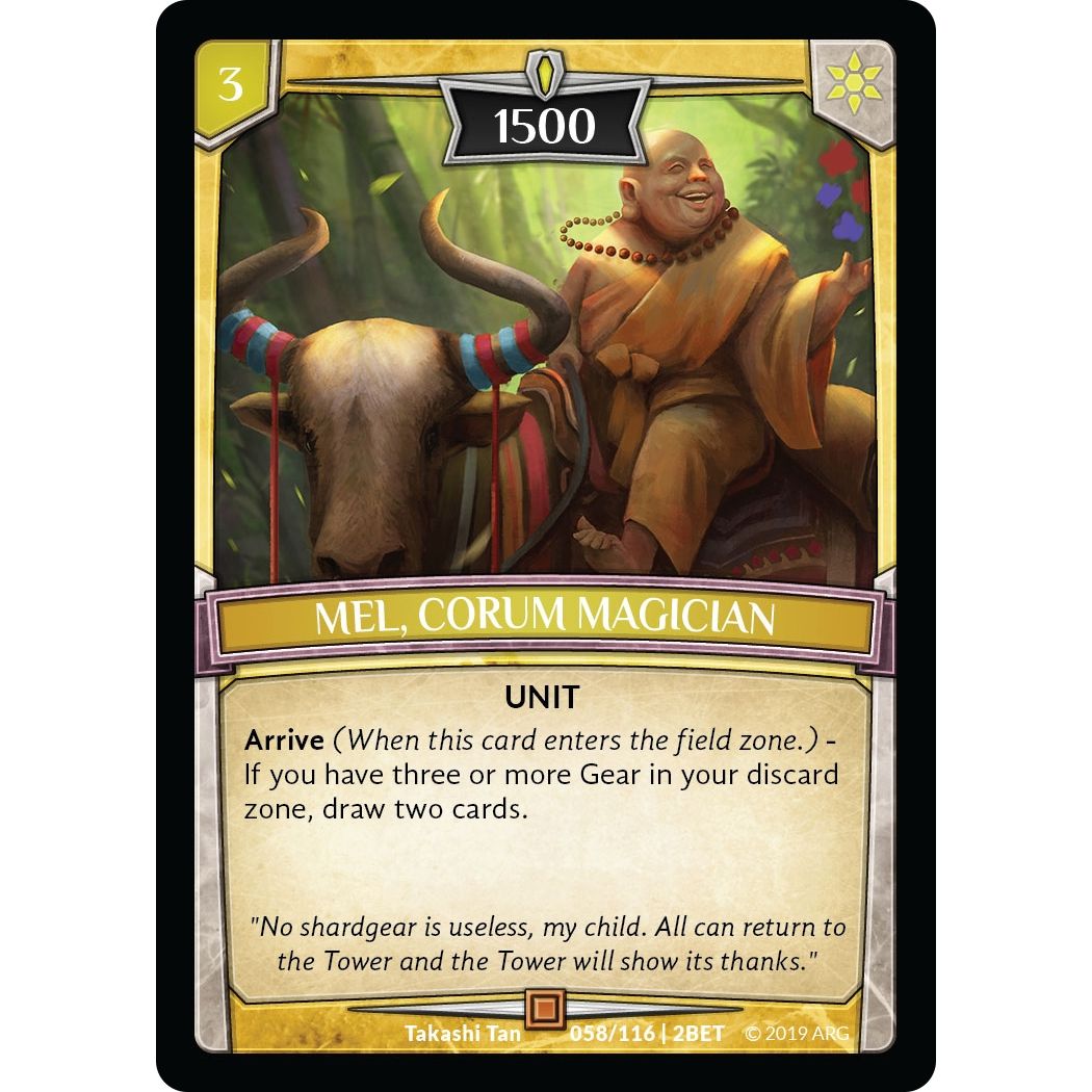 Image for Mel, Corum Magician (58/116 | 2BET) (BET) - Argent Saga TCG