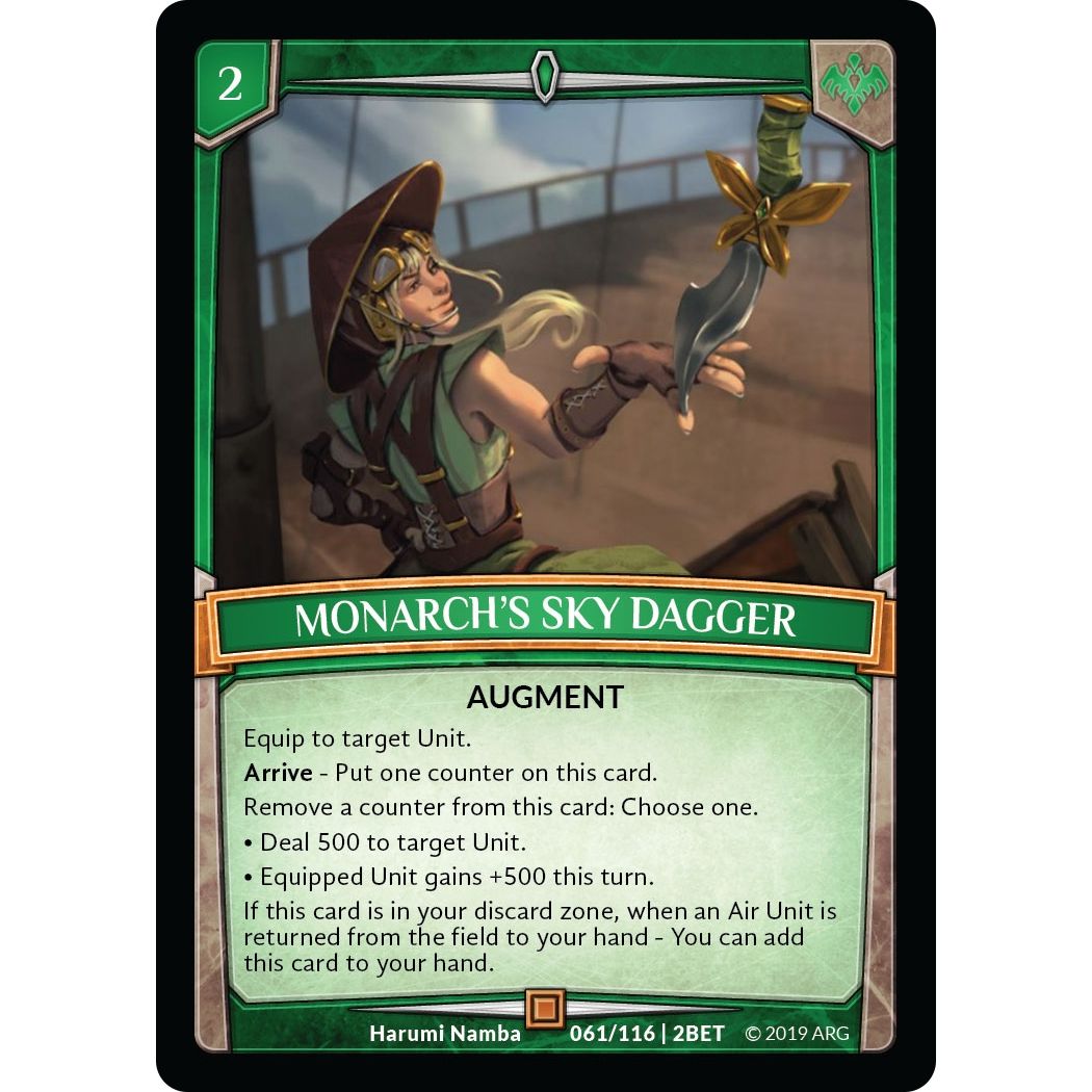 Image for Monarch's Sky Dagger (61/116 | 2BET) (BET) - Argent Saga TCG