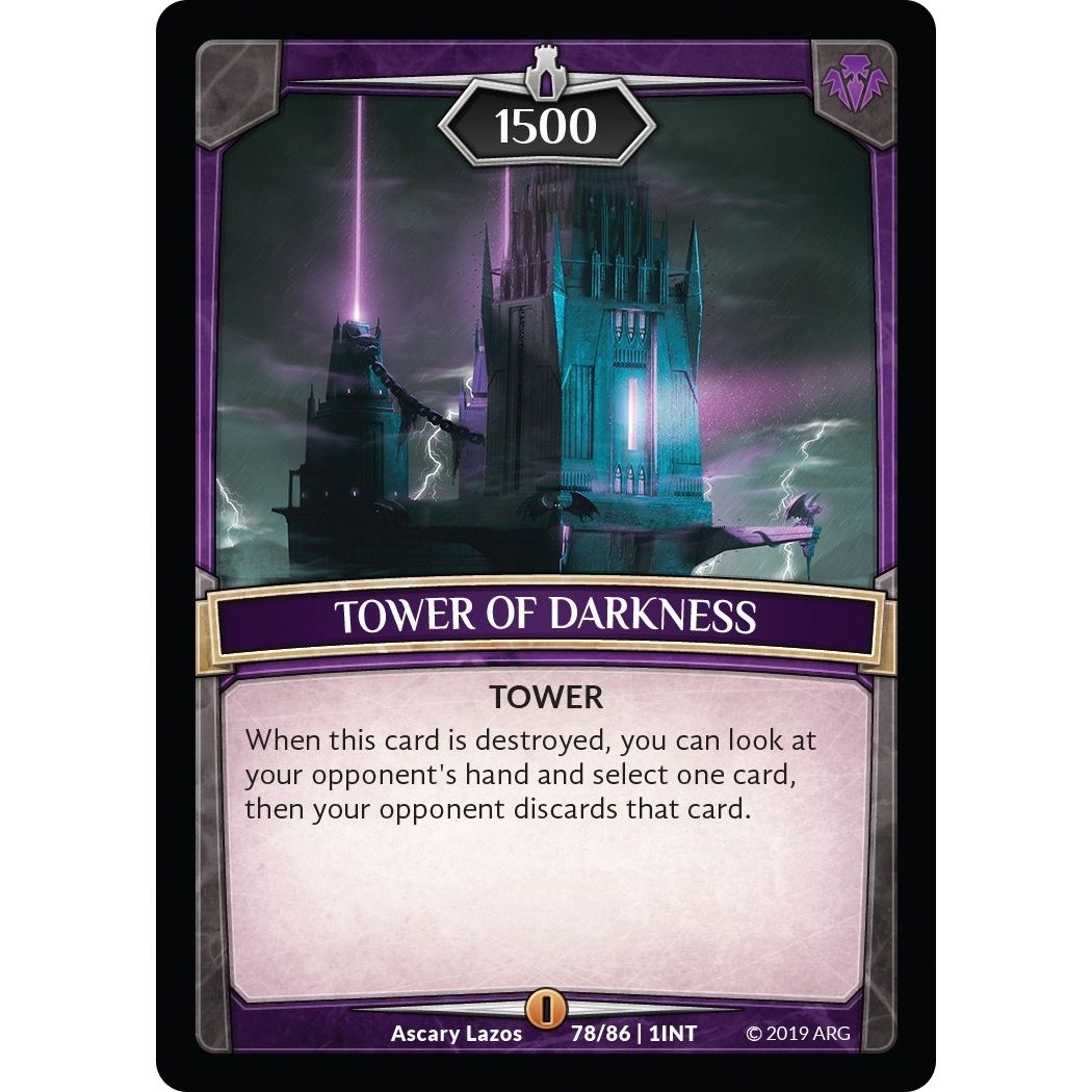 Image for Tower of Darkness (78/86 | 1INT) (INT) - Argent Saga TCG