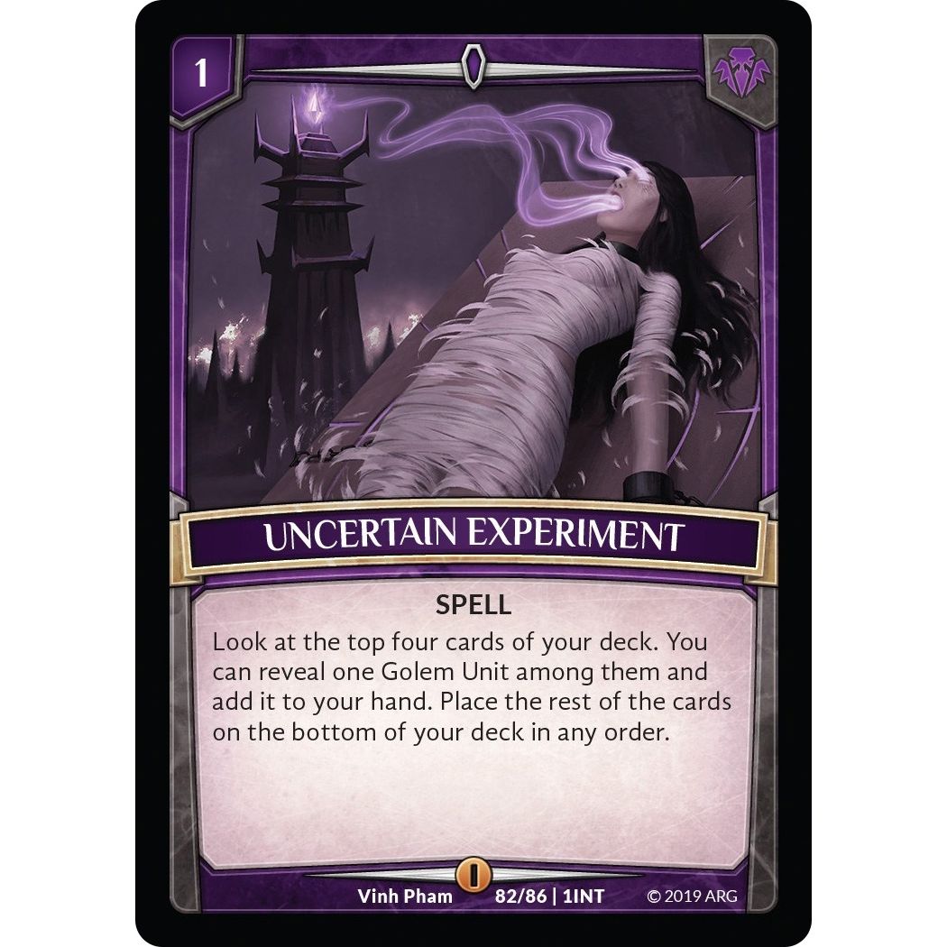 Image for Uncertain Experiment (82/86 | 1INT) (INT) - Argent Saga TCG