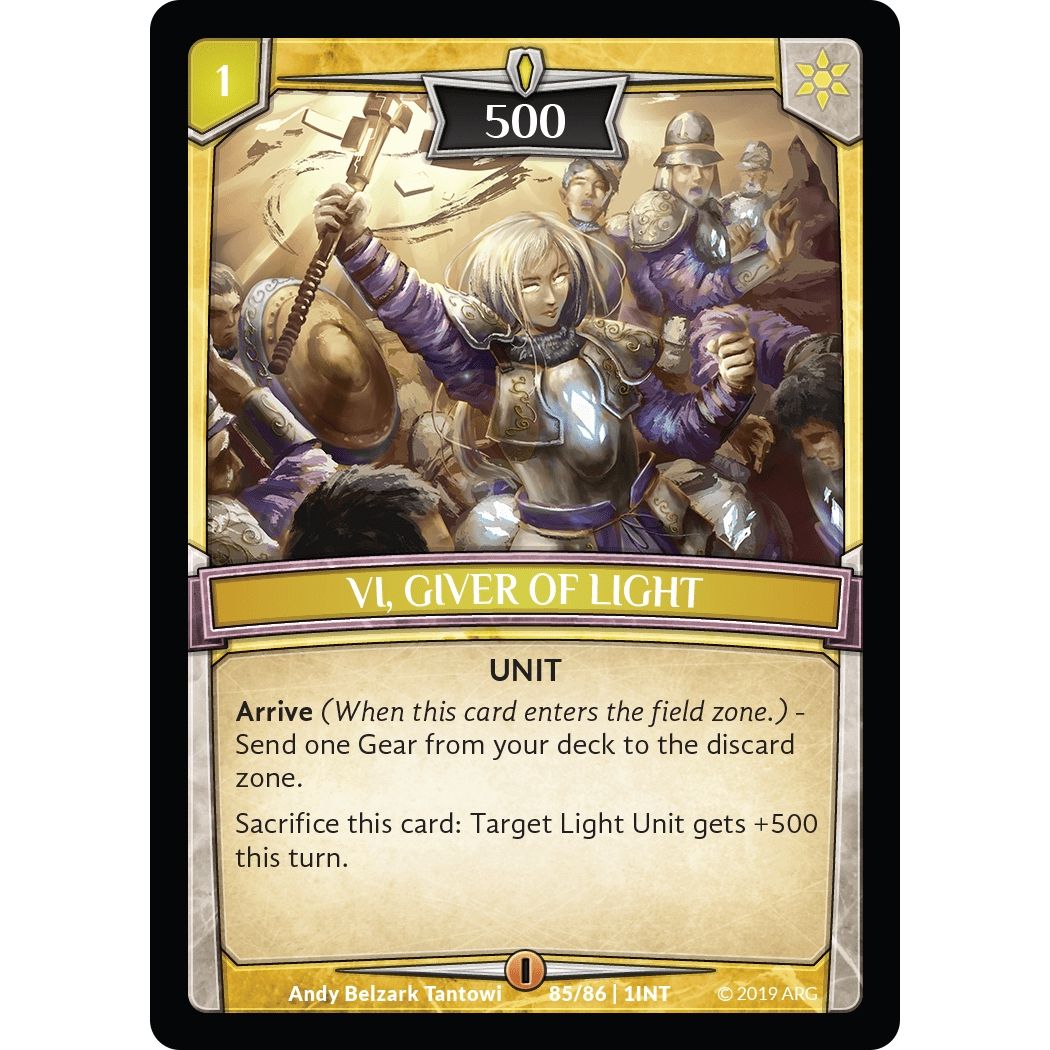 Image for Vi, Giver of Light (85/86 | 1INT) (INT) - Argent Saga TCG