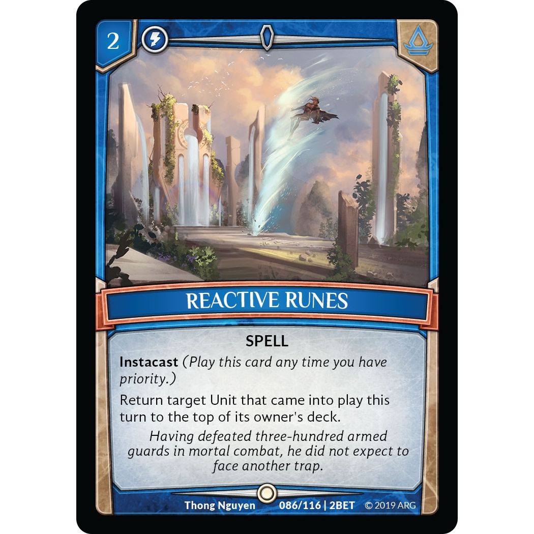 Image for Reactive Runes (86/116 | 2BET) (BET) - Argent Saga TCG