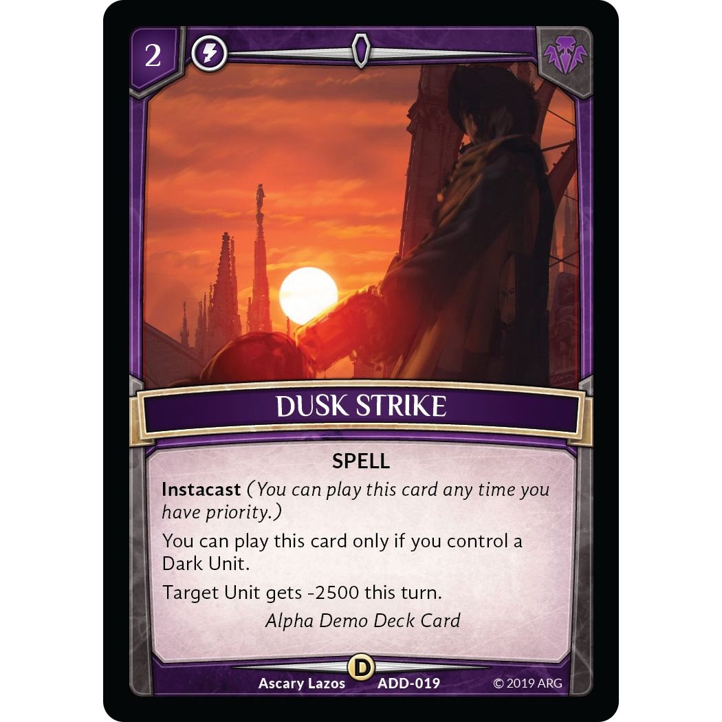 Image for Dusk Strike (ADD-019) (ADD) - Argent Saga TCG