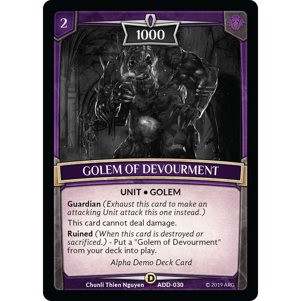 Image for Golem of Devourment (ADD-030) (ADD) - Argent Saga TCG