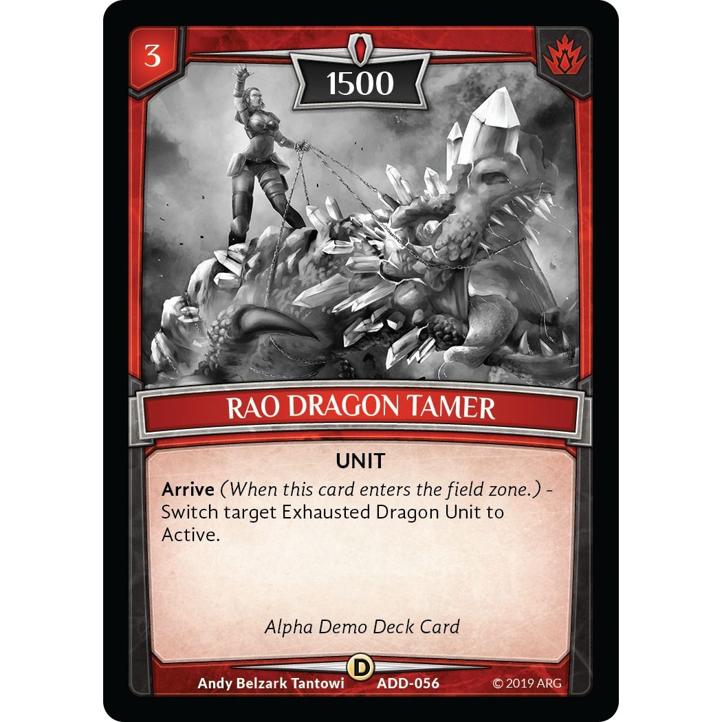 Image for Rao Dragon Tamer (ADD-056) (ADD) - Argent Saga TCG