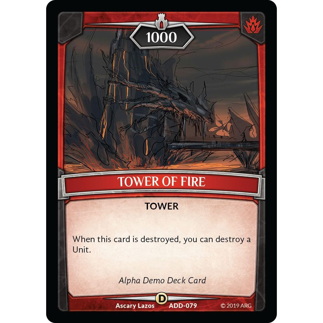 Image for Tower of Fire (ADD-079) (ADD) - Argent Saga TCG