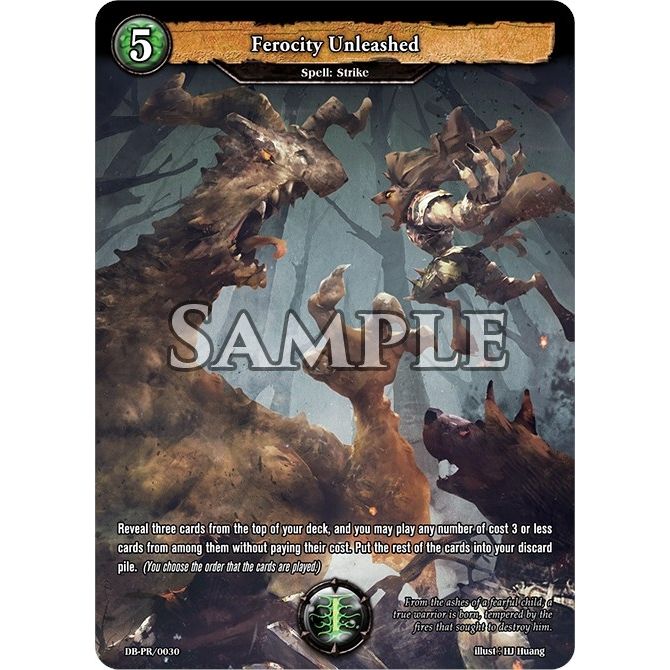 Image for Ferocity Unleashed (Full Art) (DB-PR/0030) (PR) - Dragoborne