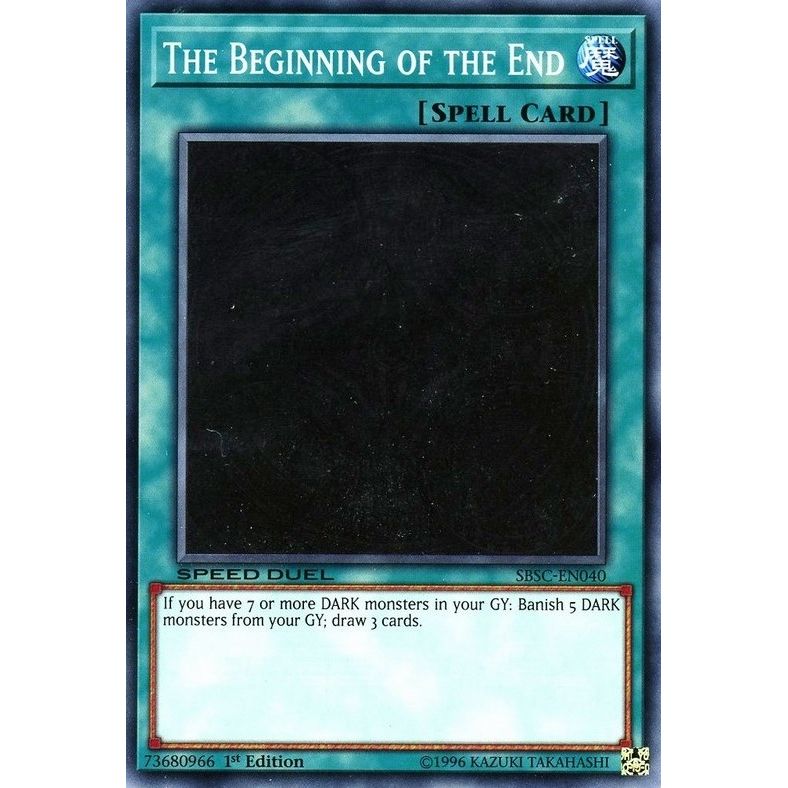 Image for The Beginning of the End (SBSC-EN040) (SBSC) - YuGiOh