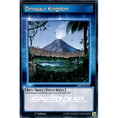 Image for Dinosaur Kingdom (SS03-ENAS1) (SS03) - YuGiOh
