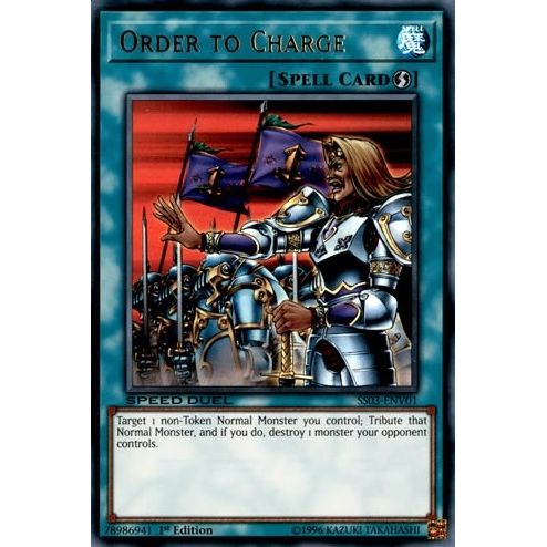 Image for Order to Charge (SS03-ENV01) (SS03) - YuGiOh