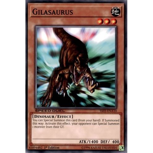 Image for Gilasaurus (SS03-ENA10) (SS03) - YuGiOh