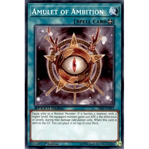 Image for Amulet of Ambition (SS03-ENB23) (SS03) - YuGiOh