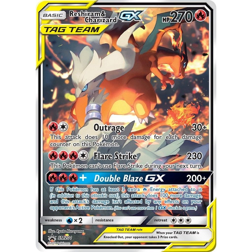 Image for Reshiram & Charizard GX - SM201 (SM201) (SMP) - Pokemon