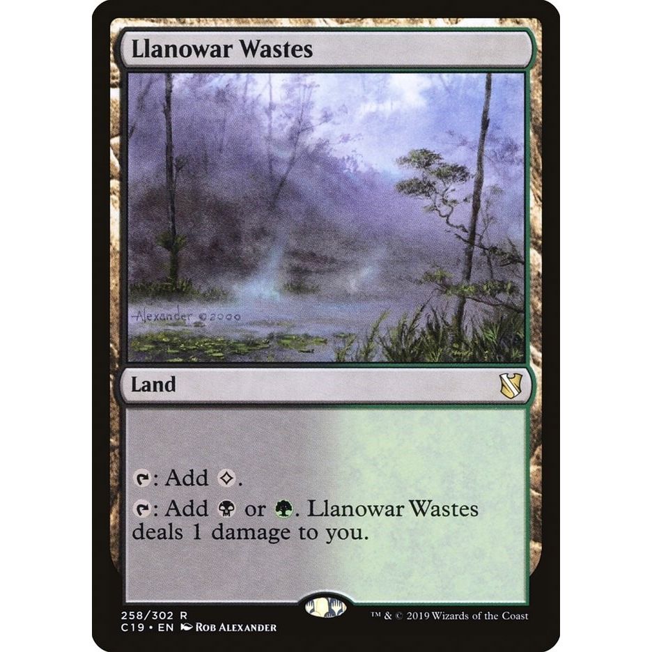 Image for Llanowar Wastes (258) (C19) - Magic: The Gathering