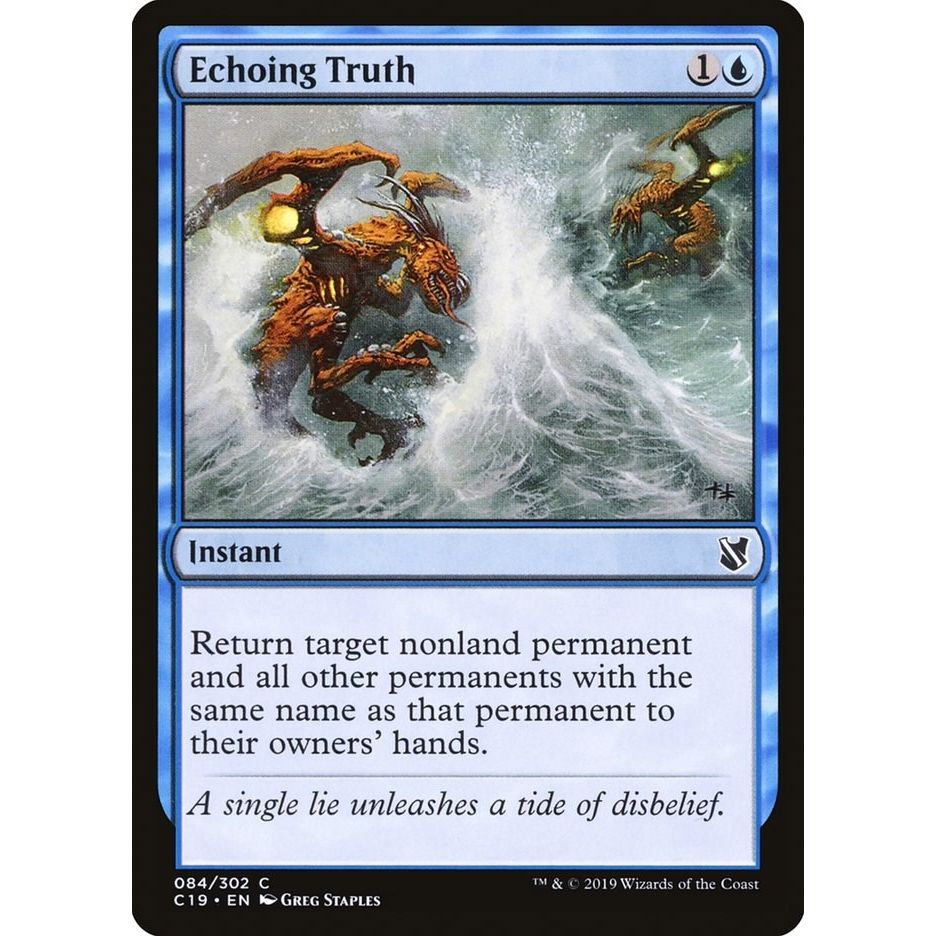 Image for Echoing Truth (84) (C19) - Magic: The Gathering