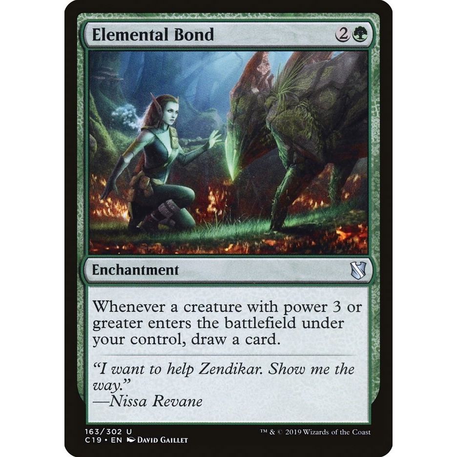 Image for Elemental Bond (163) (C19) - Magic: The Gathering