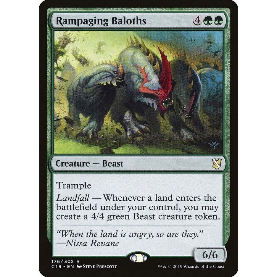 Image for Rampaging Baloths (176) (C19) - Magic: The Gathering