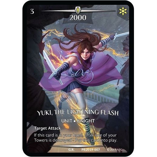 Image for Yuki, the Lightning Flash (Full Art) (PR2019-007) (PR) - Argent Saga TCG