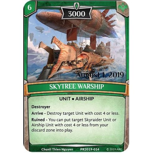 Image for Skytree Warship (Stamped) (PR2019-014) (PR) - Argent Saga TCG