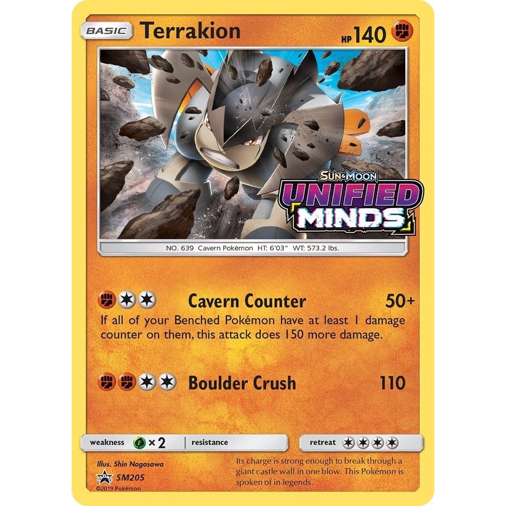 Image for Terrakion - SM205 (Prerelease) (SM205) (SMP) - Pokemon