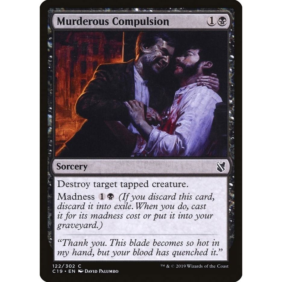 Image for Murderous Compulsion (122) (C19) - Magic: The Gathering