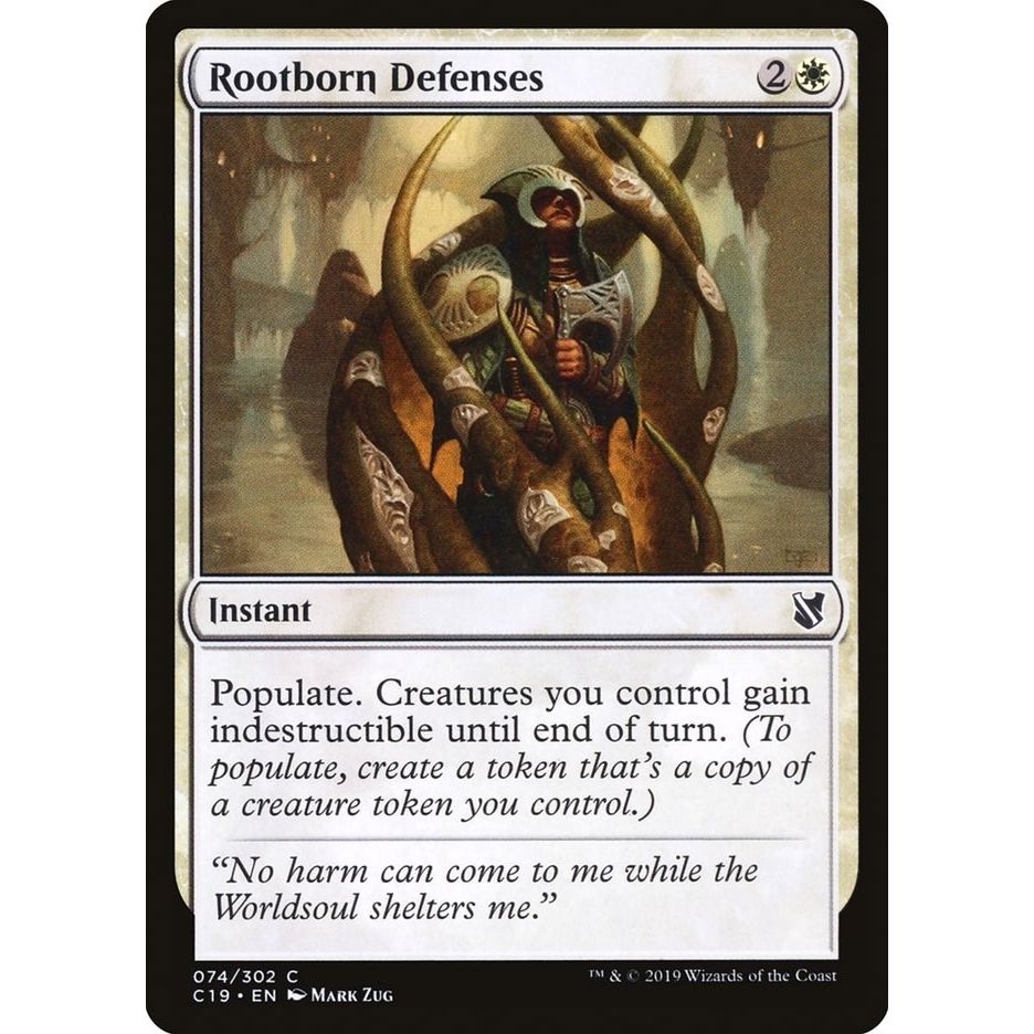 Image for Rootborn Defenses (74) (C19) - Magic: The Gathering