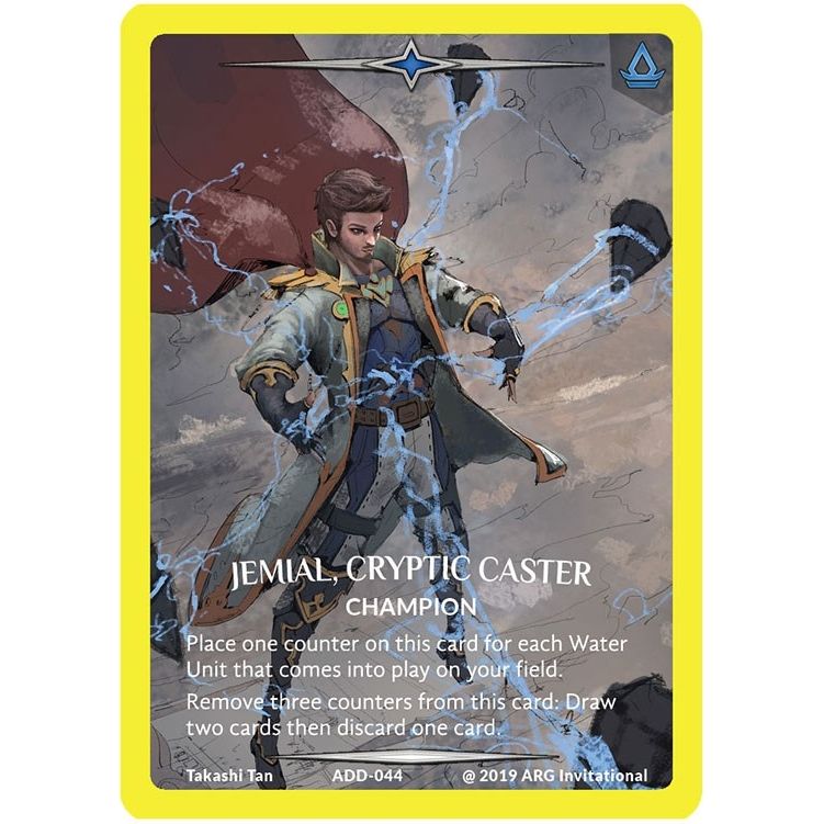 Image for Jemial, Cryptic Caster (Gold Metal) (ADD-044) (PR) - Argent Saga TCG