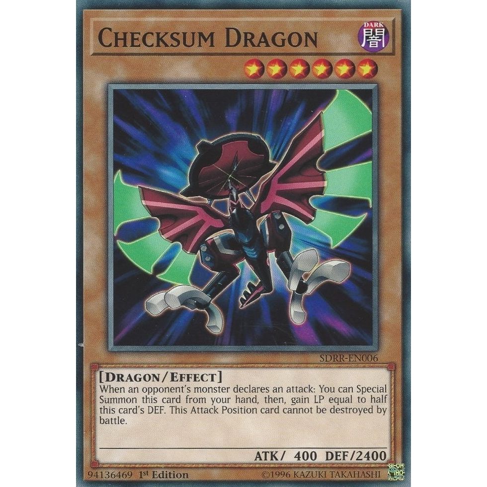 Image for Checksum Dragon (SDRR-EN006) (SDRR) - YuGiOh