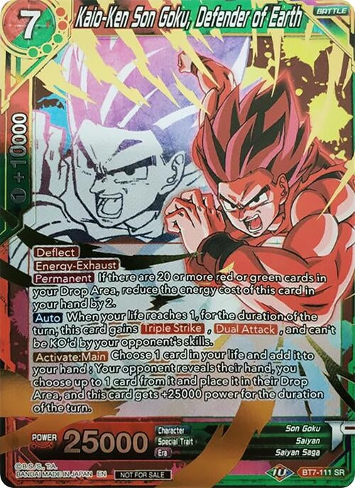 Image for Kaio-Ken Son Goku, Defender of Earth (Event Pack 4) (BT7-111) (PR) - Dragon Ball Super: Masters