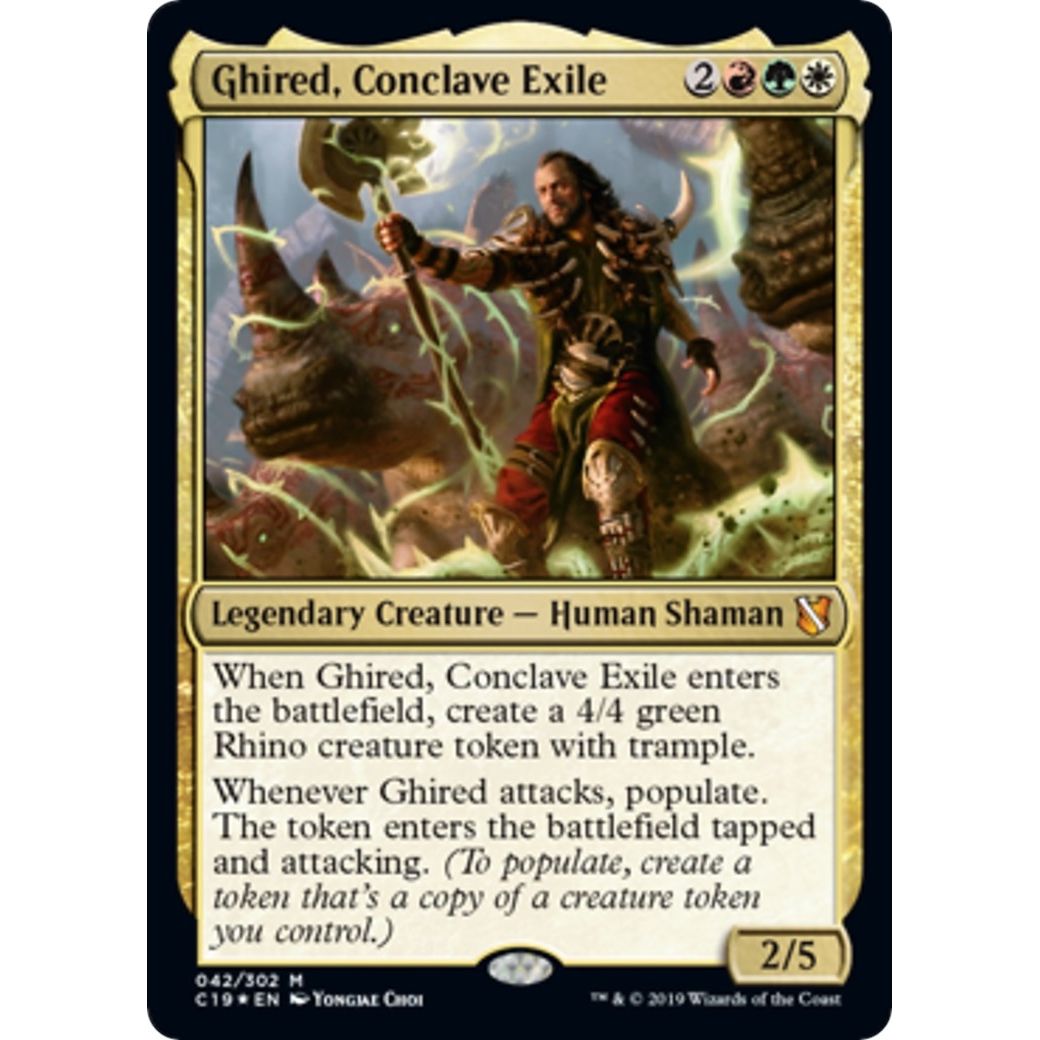 Image for Ghired, Conclave Exile (Commander 2019) (42) (OVER) - Magic: The Gathering
