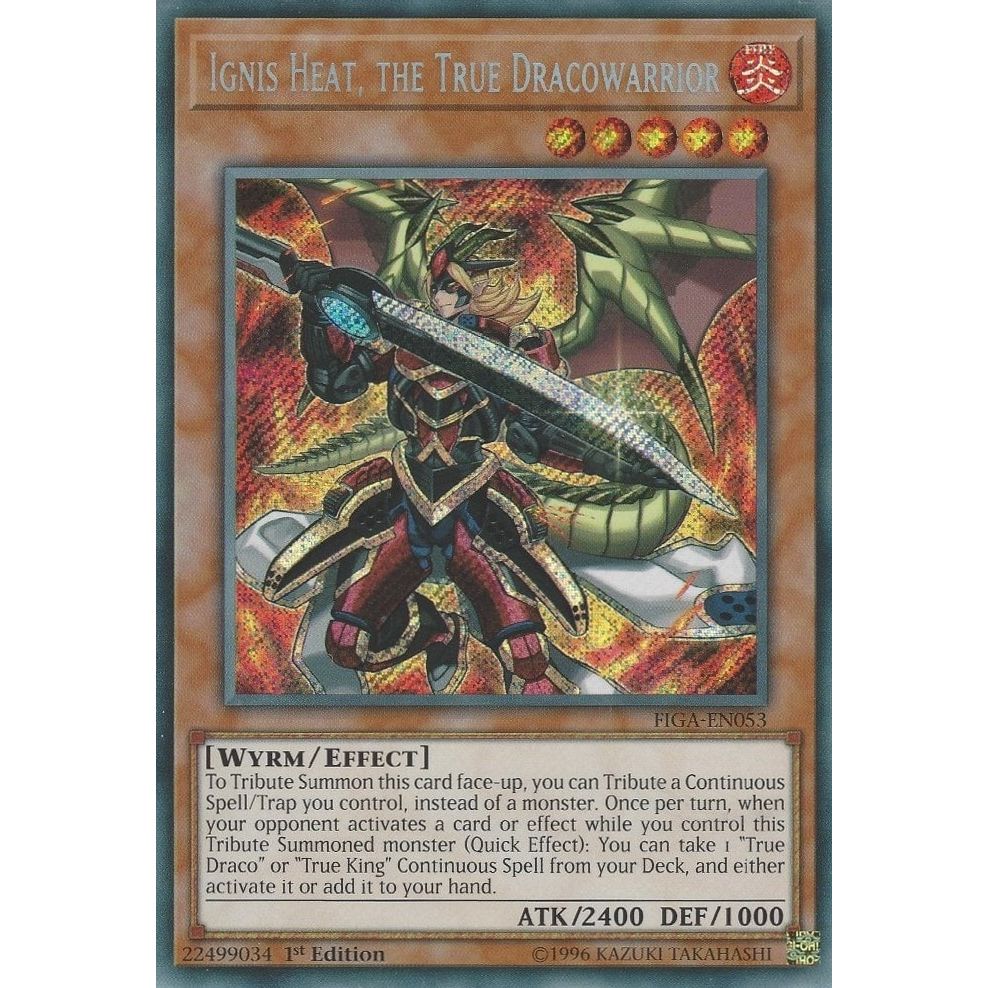 Image for Ignis Heat, the True Dracowarrior (FIGA-EN053) (FIGA) - YuGiOh