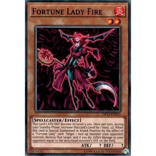 Image for Fortune Lady Fire (OP11-EN015) (OP11) - YuGiOh