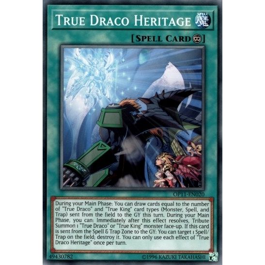 Image for True Draco Heritage (OP11-EN020) (OP11) - YuGiOh