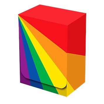 Image for Deck Box - Rainbow - Deck Boxes